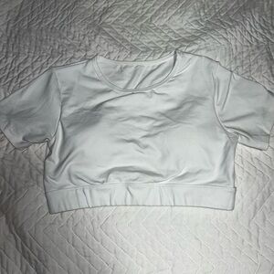 White Women's Crop Top